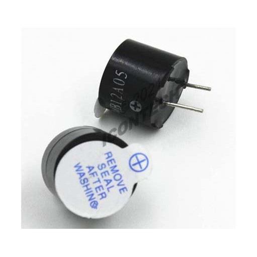 High-quality buzzer 5V active buzzer electromagnetic in-line SOT plastic tube long sound 12*9.5MM 2