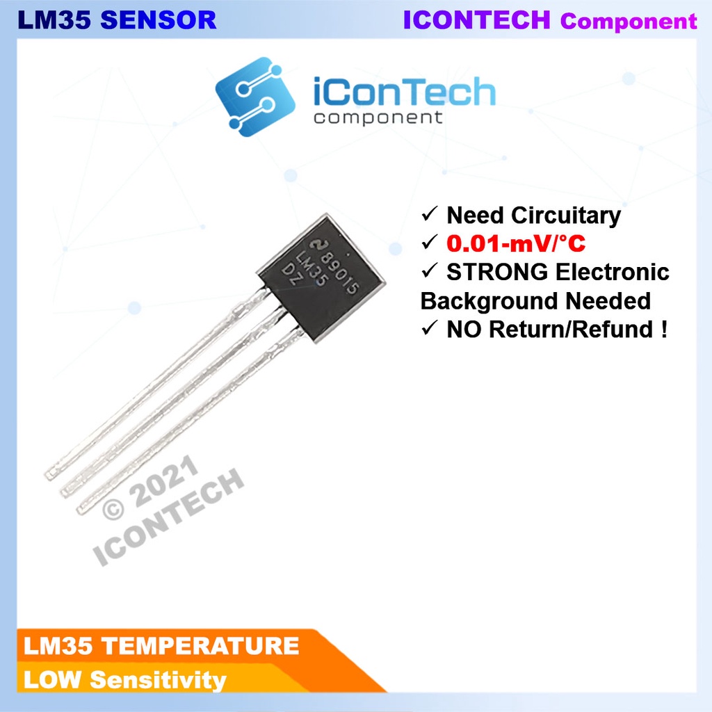 LM35 Temperature Sensor 3