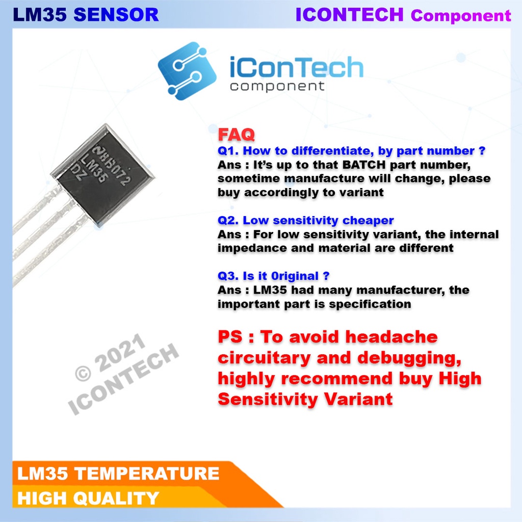 LM35 Temperature Sensor 4