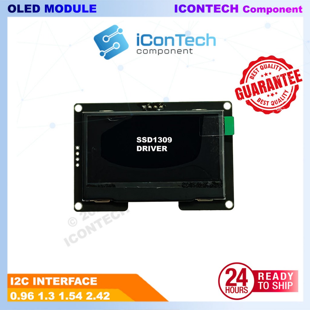 1.3 Inch I2C White 12864 OLED module  LCD Display Screen Arduino STM32 IoT Project 0.96 Inch 5