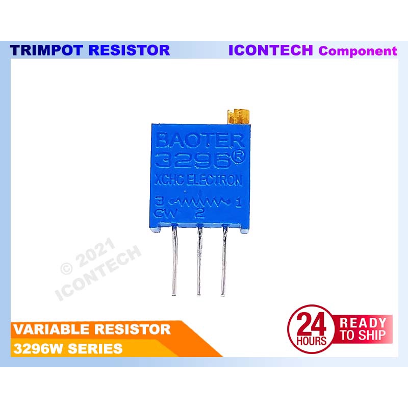 3296 Trimmer Potentiometer 1K 5K 10K 100K Ohm Variable Resisotor Adjustable Trimpot