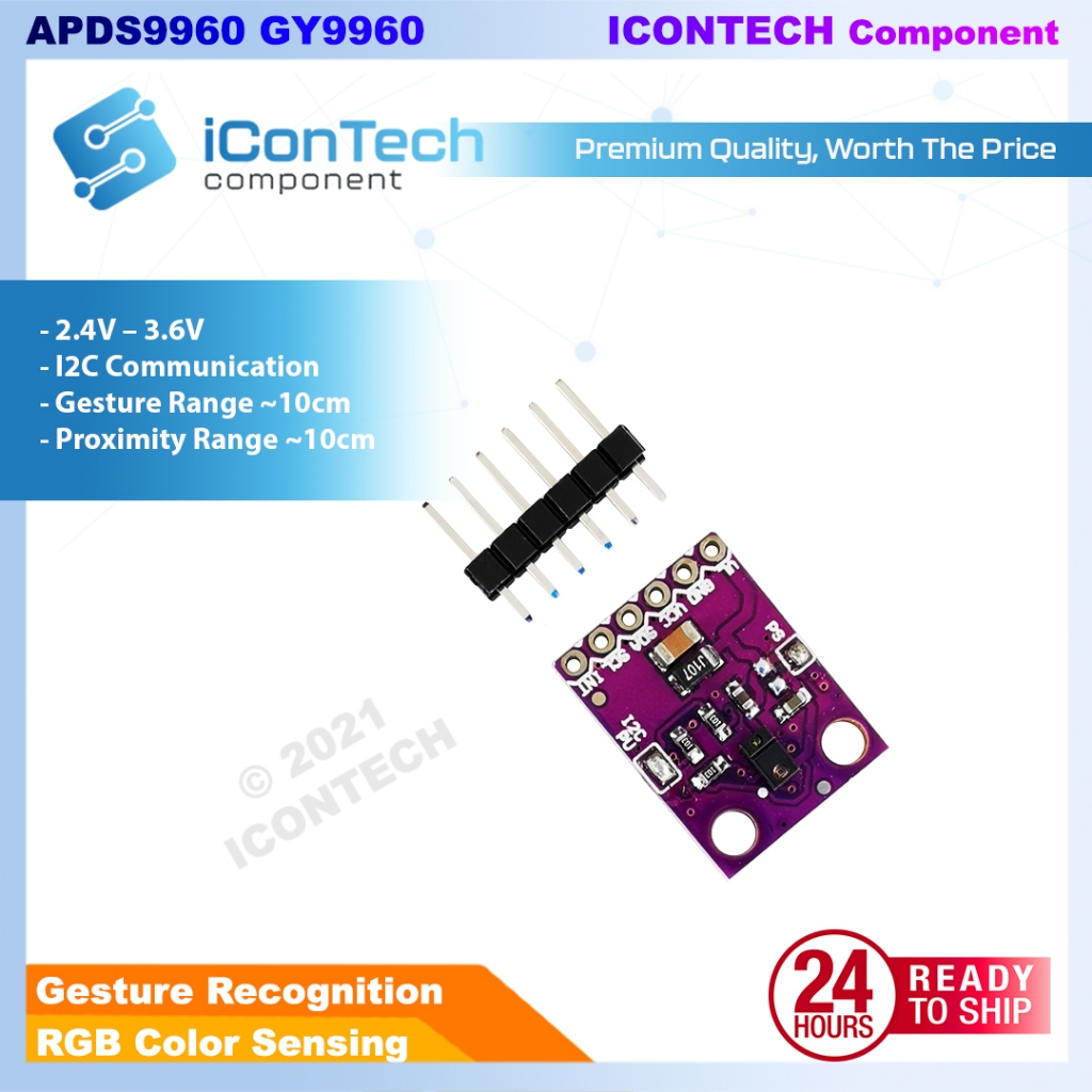 GY 9960 3.3 APDS-9960 Proximity Detection Non-Contact Gesture RGB Gesture Module APDS9960 9960 3