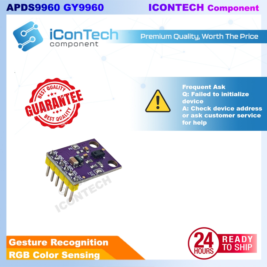 GY 9960 3.3 APDS-9960 Proximity Detection Non-Contact Gesture RGB Gesture Module APDS9960 9960 5