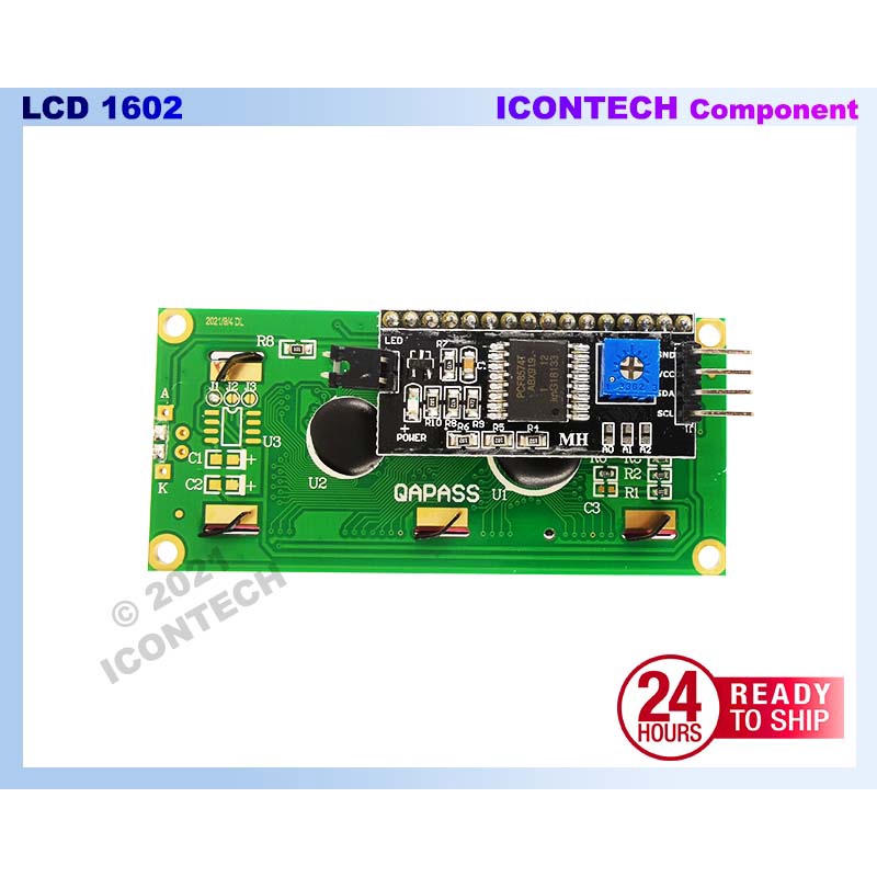LCD1602 LCD2004 LCD12864 16x2 20x4 128x64 LCD Display Module I2C 16Pin Blue/Green Backlight 1602 4