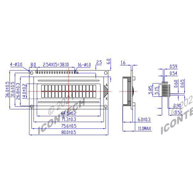LCD1602 LCD2004 LCD12864 16x2 20x4 128x64 LCD Display Module I2C 16Pin Blue/Green Backlight 1602 8