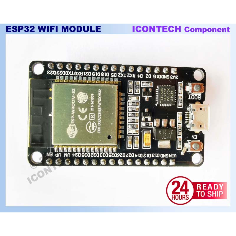 ESP32 WIFI Bluetooth Module IOT NODE-MCU32 ESP32S Node MCU (READY STOCK) Node-MCU32S 5
