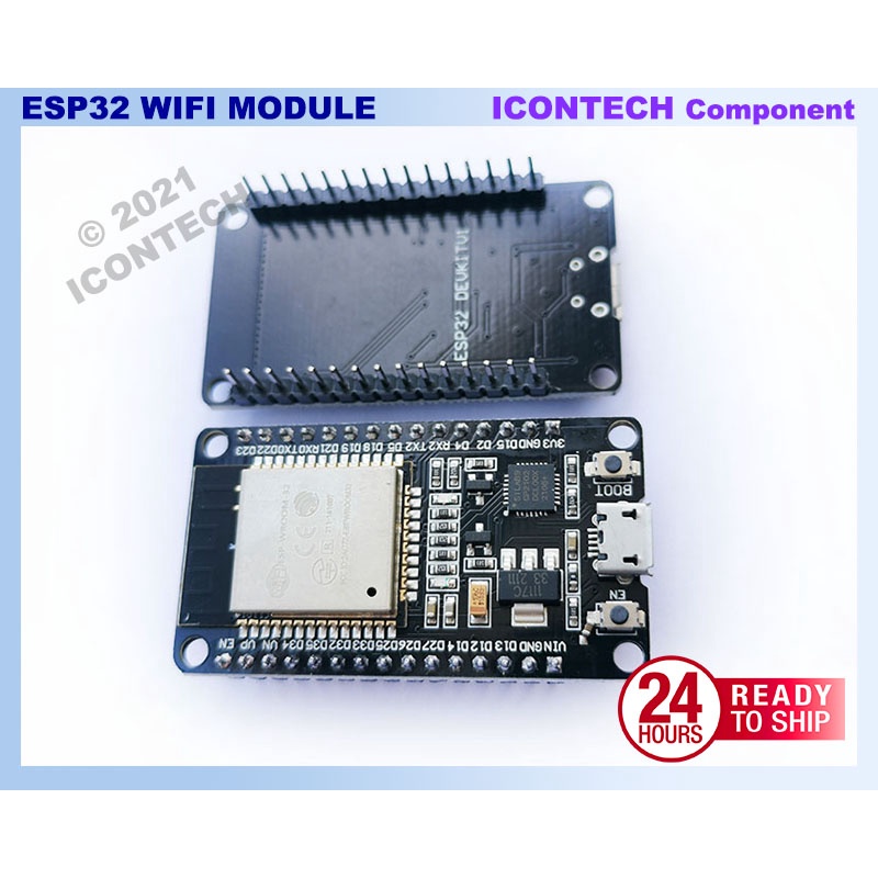 ESP32 WIFI Bluetooth Module IOT NODE-MCU32 ESP32S Node MCU (READY STOCK) Node-MCU32S 7