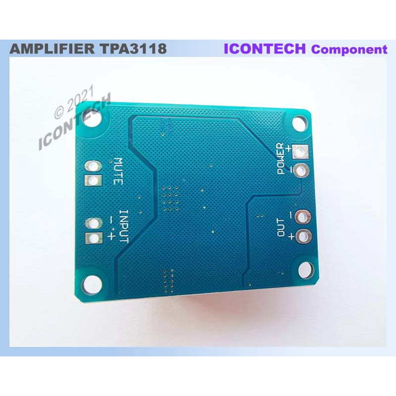 TPA3118 Audio Amplifier Board PBTL Mono Channel Amplifier board 1x60W Mono Amplifier Module 3