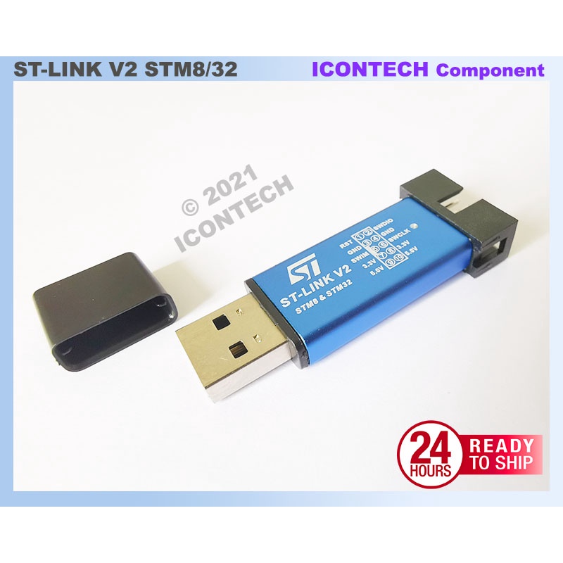 ST-Link V2 STLINK MINI STLINK simulator download programming With Cover STLINK Compatible STM8 STM32