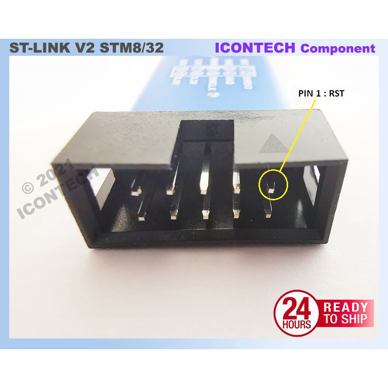 ST-Link V2 STLINK MINI STLINK simulator download programming With Cover STLINK Compatible STM8 STM32 3