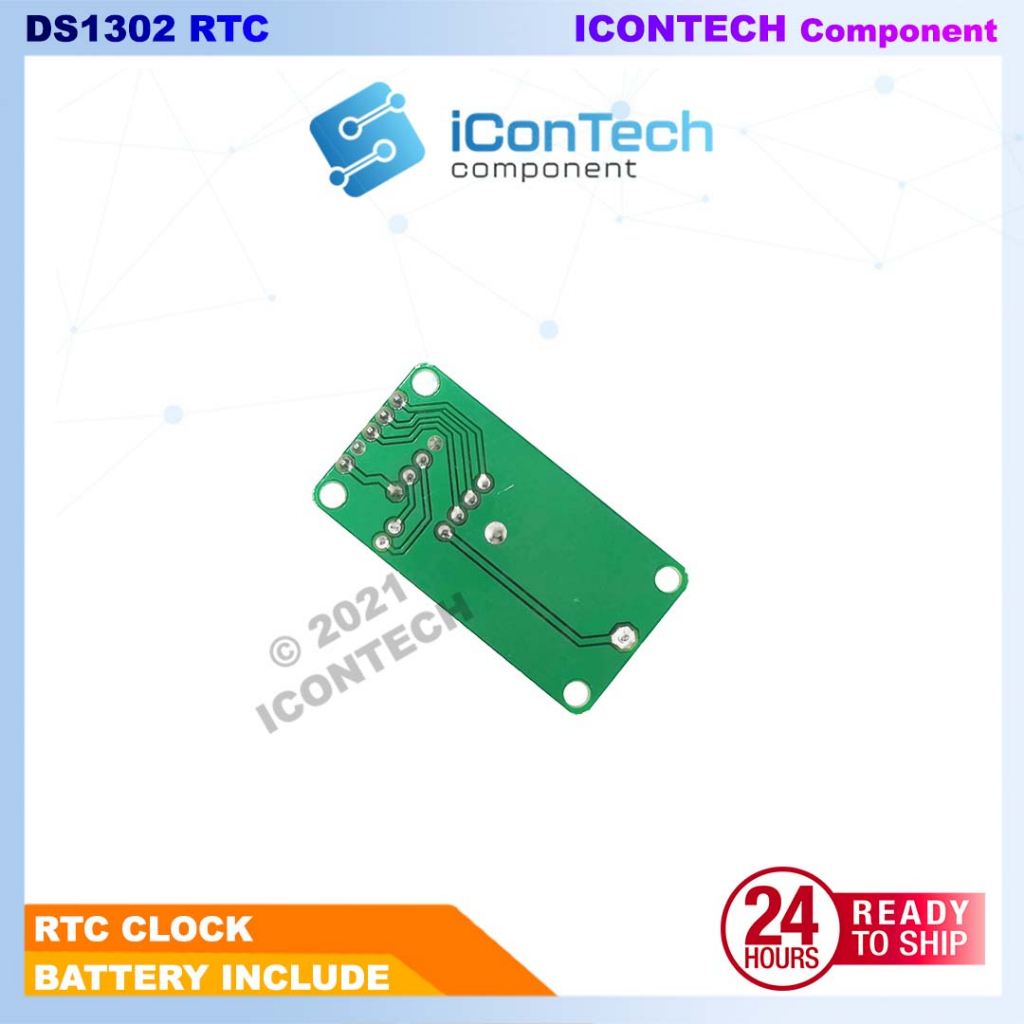 DS1302 Real Time Clock Module INCLUDED BATTERY CR2032 DS1302 Clock Module ds1302 2