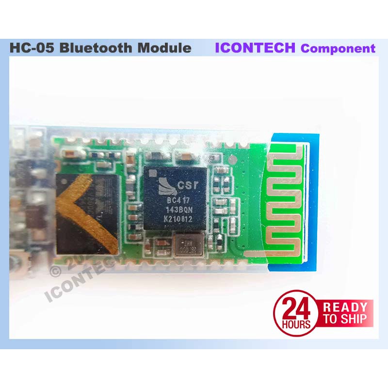 HC-05 Bluetooth Module Master and Slave Mode AT Command Support HC05 HC06 BT06 Bluetooth RF ICONTECH 3