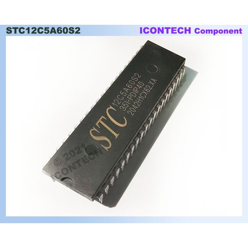 STC12C5A60S2-35I-PDIP40 single-chip microcomputer IC chip 8051